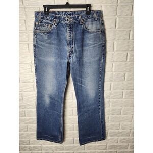 Vintage Levi's 517 Bootcut Jeans Mens W36 L30 Blue Denim Pants